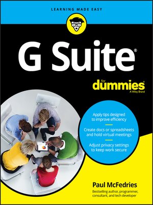 cover image of G Suite For Dummies